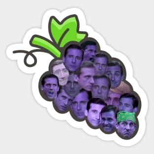 The Office Oaky Afterbirth Grapes Sticker